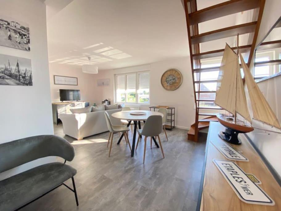 La Capitainerie Beau Duplex Face Port De Plaisance Leilighet Étaples Eksteriør bilde